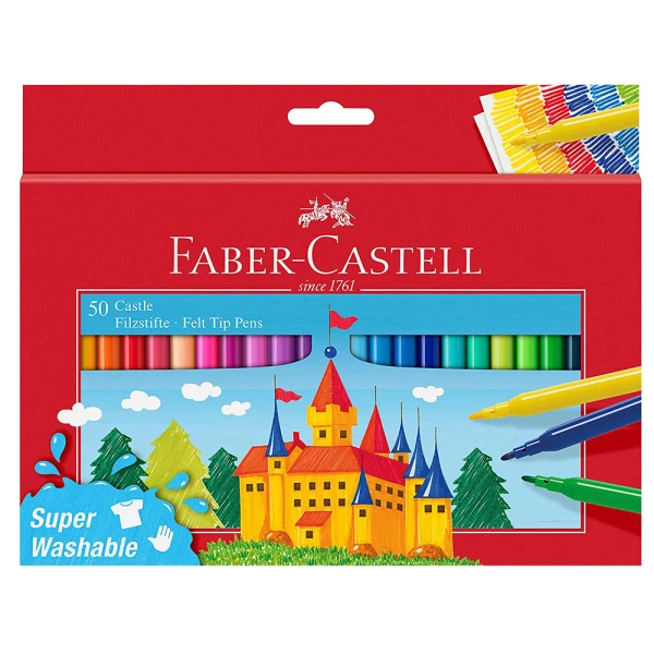 FABER-CASTELL MARKERS SET 50 pcs