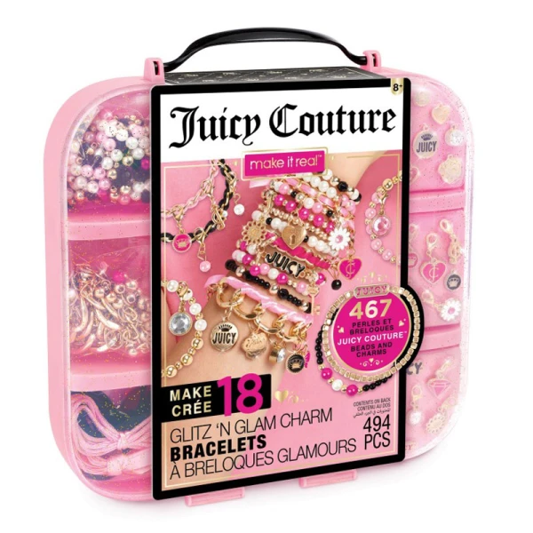 MAKE IT REAL JUICY COUTURE GLITZ \'N GLAM CHARM ΒΡΑΧΙΟΛΙΑ