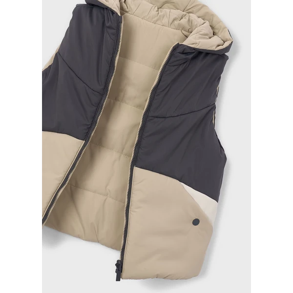 MAYORAL VEST REVERSIBLE  BEIGE