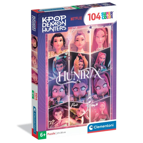 CLEMENTONI ΠΑΖΛ SUPER COLOR K-POP DEMON HUNTERS HUNTRIX 104 τεμ.