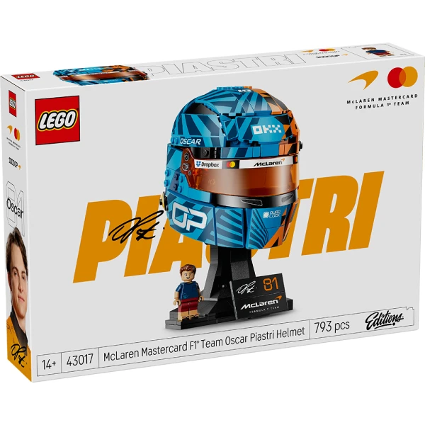 LEGO® EDITIONS VEHICLES McLAREN MASTERCARD F1 TEAM OSCAR PIASTRI HELMET