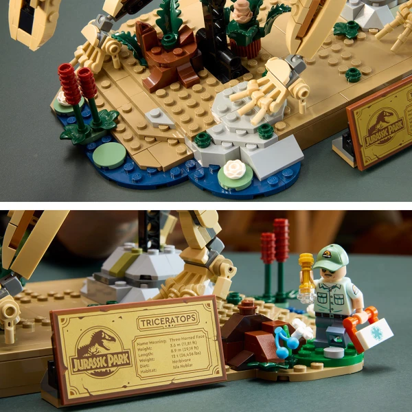 LEGO® JURASSIC WORLD DINOSAUR FOSSILS TRICERATOPS