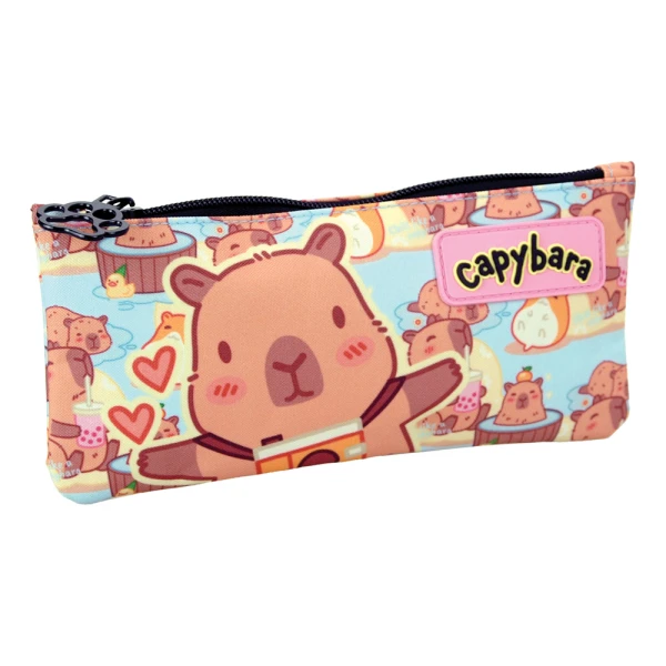 FLAT PENCIL CASE CAPYBARA