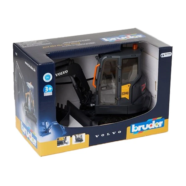BRUDER ΕΚΣΚΑΦΕΑΣ VOLVO ECR40 MINI ΜΕ ΕΡΠΥΣΤΡΙΕΣ