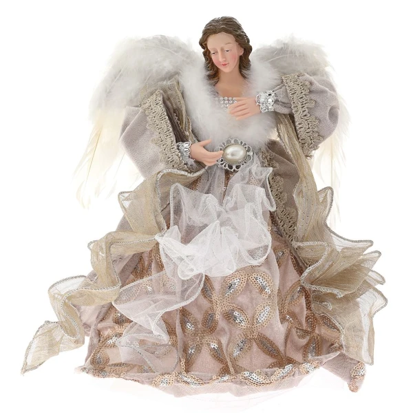CHAMPANGE ANGEL TREE TOPPER 30 CM