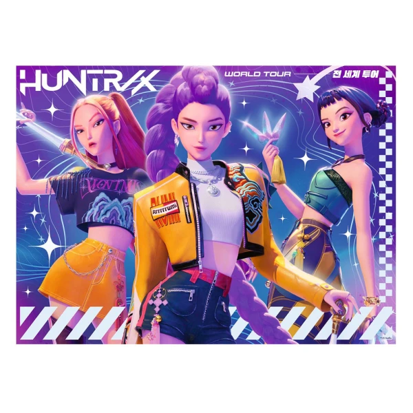 RAVENSBURGER PUZZLE 150XXL pcs K-POP DEMON HUNTERS HUNTRIX WORLD TOUR