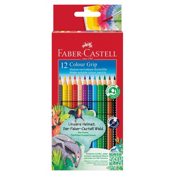 FABER-CASTELL ΞΥΛΟΜΠΟΓΙΕΣ GRIP ΣΕΤ 12 TEM 