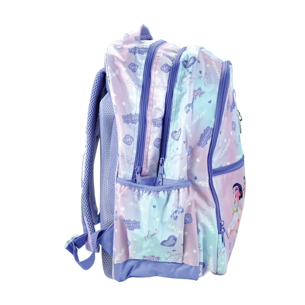PRIMARY SCHOOL OVAL BACKPACK K-POP DEMON HUNTERS PURPLE HUNTRIX