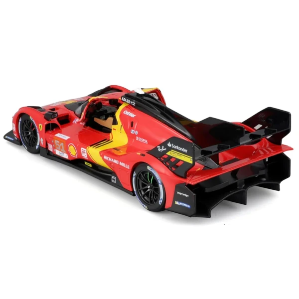 BBURAGO 1:24 RACE FERRARI 499P (LEMANS 2023) RED