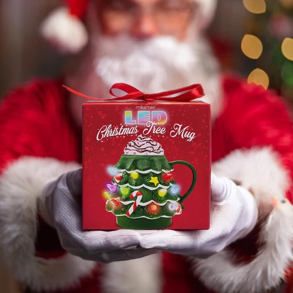 MIKAMAX LIGHT-UP LED CHRISTMAS MUG 200ml