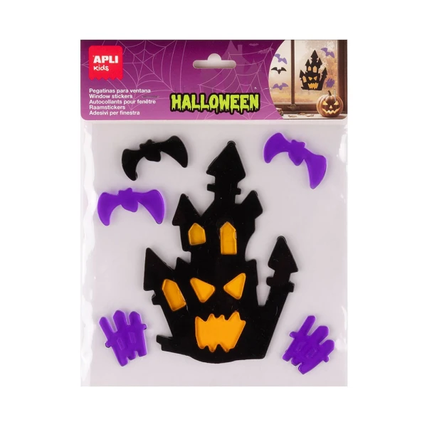 HALLOWEEN HAUNTED HOUSE JELLY STICKERS