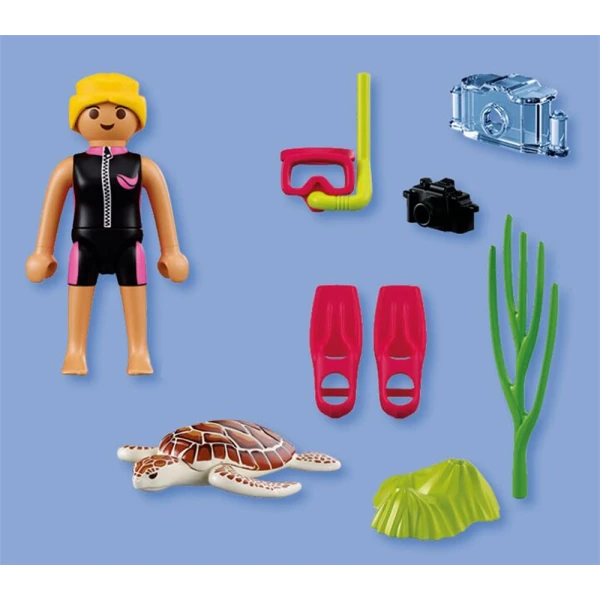 PLAYMOBIL SPECIAL PLUS ΔΥΤΡΙΑ ΜΕ ΧΕΛΩΝΑ