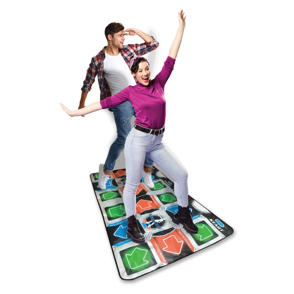 THE SOURCE 2 PLAYER DANCE MAT WITH 9 GAMES & 110 SONGS