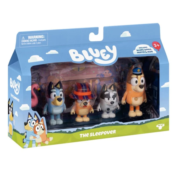 BLUEY S15 ΣΕΤ 4 ΦΙΓΟΥΡΕΣ SLEEPOVER