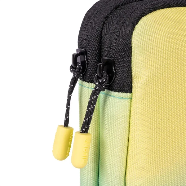 MILAN FILLED DOUBLE PENCIL CASE BLACK