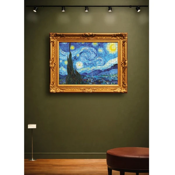 LISCIANI ΠΑΖΛ 500 τεμ. ΚΑΙ ΣΕΛΙΔΟΔΕΙΚΤΕΣ VAN GOGH THE STARRY NIGHT