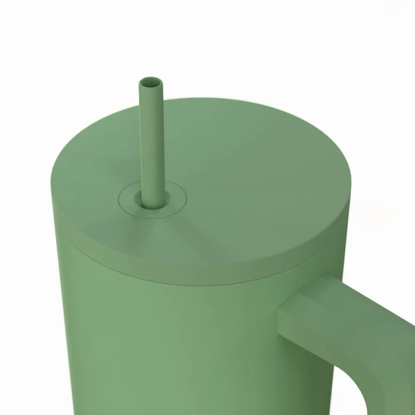 ESTIA HOME ART ΘΕΡΜΟΣ STRAW TUMBLER XL 900ml - PINE