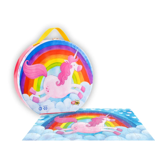 50-50 GAMES PUZZLE UNICORN CASE 48 PCS.