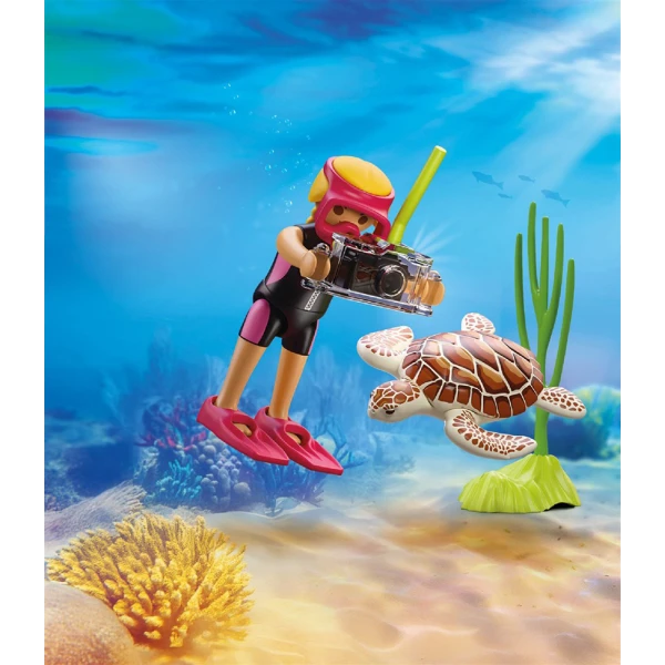PLAYMOBIL SPECIAL PLUS ΔΥΤΡΙΑ ΜΕ ΧΕΛΩΝΑ