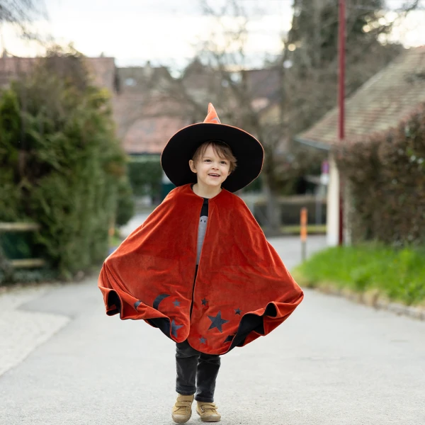 ΣΤΟΛΗ ΚΑΠΑ ΠΟΡΤΟΚΑΛΙ ΜΕ ΚΑΠΕΛΟ HALLOWEEN