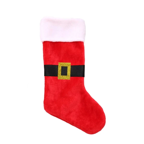 CHRISTMAS DECORATION SOCK RED