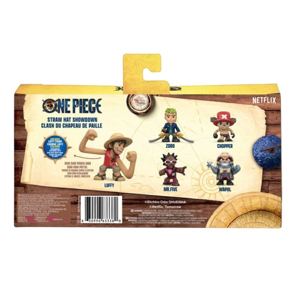 ONE PIECE 5-PACK SET MINI COLLECTIBLE FIGURES