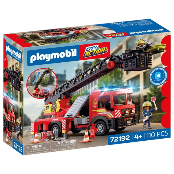 PLAYMOBIL CITY ACTION ΠΥΡΟΣΒΕΣΤΙΚΟ ΟΧΗΜΑ ΜΕ ΣΚΑΛΑ ΚΑΙ ΚΑΛΑΘΙ