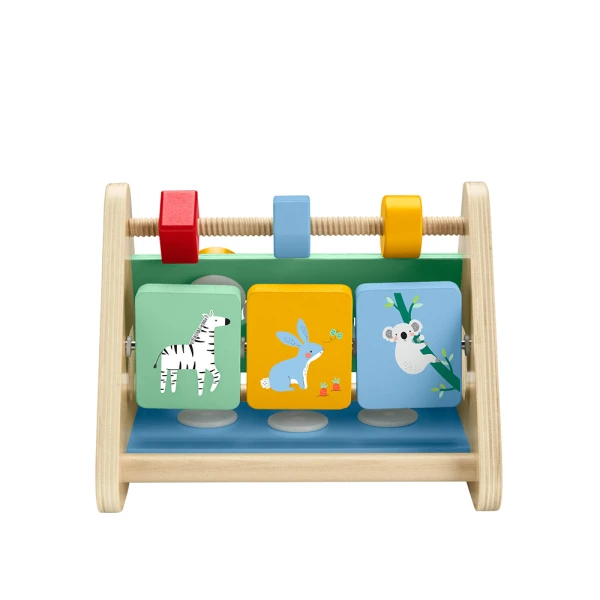 FISHER PRICE ΕΚΠΑΙΔΕΥΤΙΚΟ ΠΑΙΧΝΙΔΙ ΞΥΛΙΝΟ ΤΡΙΓΩΝΟ ΔΡΑΣΤΗΡΙΟΤΗΤΩΝ