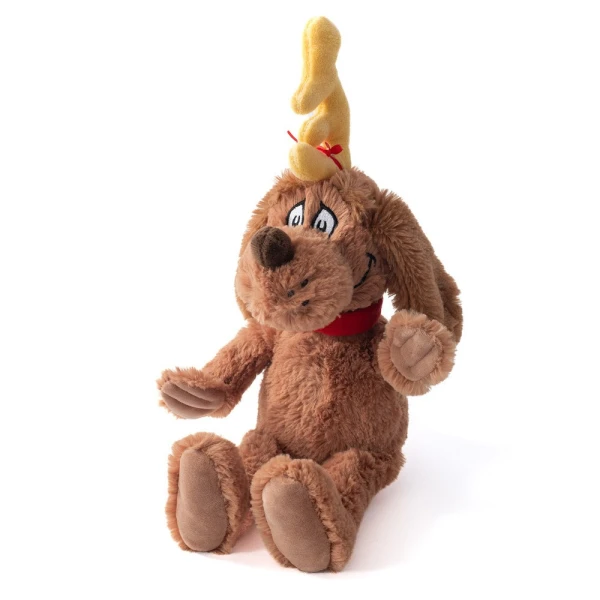 PLUSH GRINCH DOG MAX 32 cm WITH COLLAR
