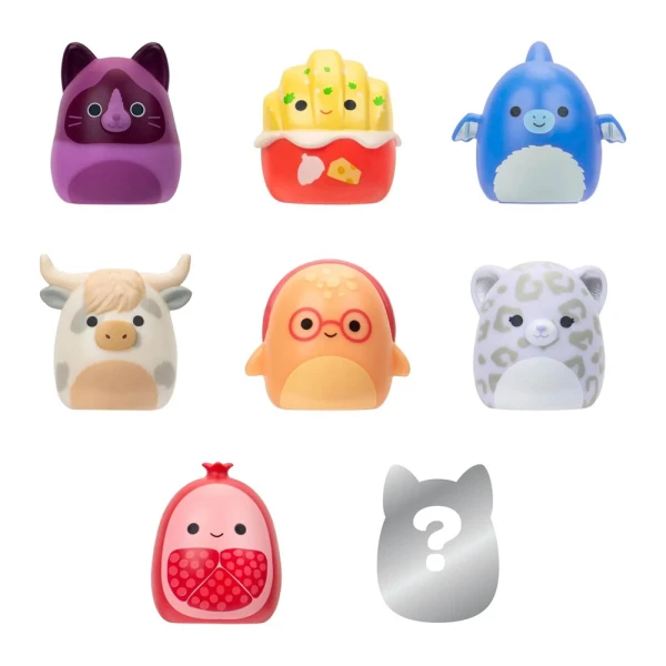 SQUISH-A-LONGS SQUISHMALLOWS SET OF 8 pcs W6 FIGURES & ACCESSORIES