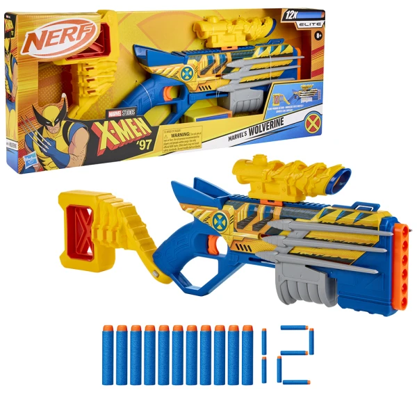 NERF X-MEN 97 MARVEL\'S WOLVERINE BLASTER
