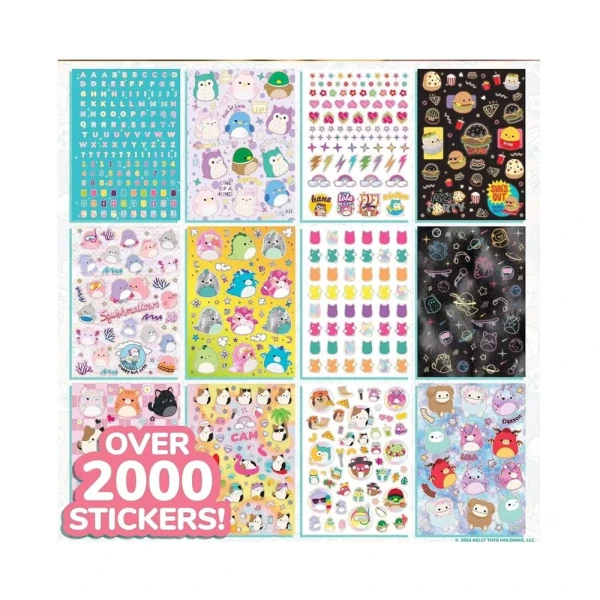 SQUISHMALLOWS - STICKER BOOK 2000+ ΑΥΤΟΚΟΛΛΗΤΑ