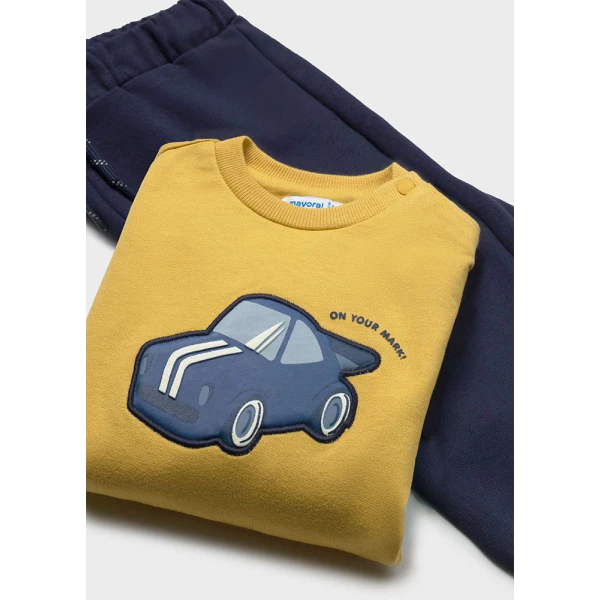 MAYORAL TRACKSUIT SWEATSHIRT PANTS MUSTARD