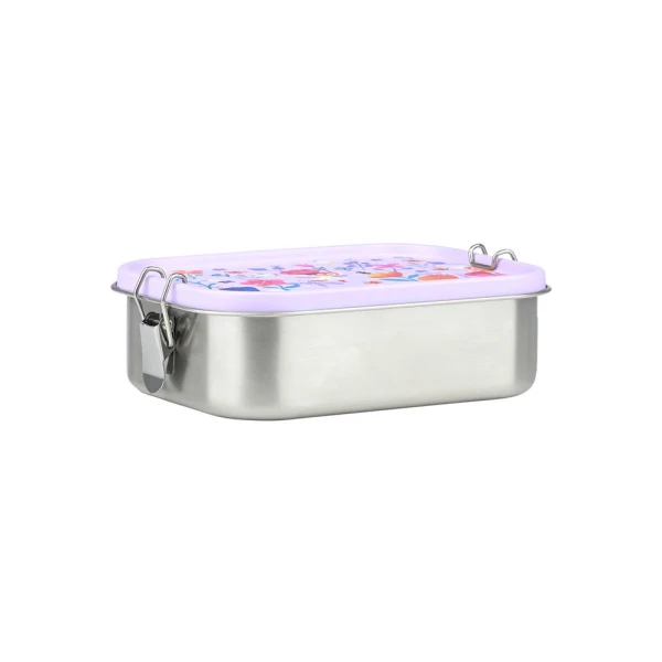 ESTIA HOME ARTS STAINLESS STEEL FOOD CONTAINER WITH DIVIDER 1200ML – FAIRY TALES