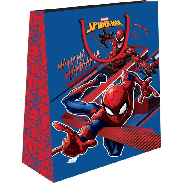 PAPER GIFT BAG 26X32X12 cm SPIDERMAN - 2 DESIGNS
