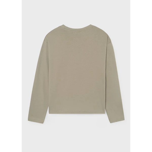 MAYORAL T-SHIRT ΜΑΚΡΥΜΑΝΙΚΟ BASIC ΜΠΕΖ
