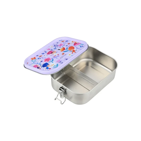 ESTIA HOME ARTS STAINLESS STEEL FOOD CONTAINER WITH DIVIDER 1200ML – FAIRY TALES