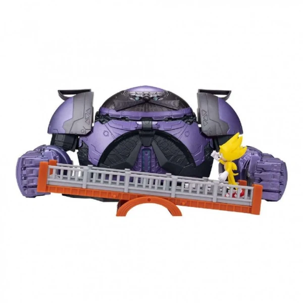 SONIC THE HEDGEHOG - ΣΕΤ ΜΑΧΗΣ GIANT EGGMAN ROBOT & SUPER SONIC