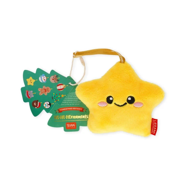 LEGAMI PLUSH HANGING OH-OH ORNAMENT - STAR