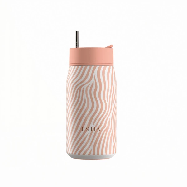 ESTIA HOME ART ΘΕΡΜΟΣ LENS SAVE THE AEGEAN 360ml SOFT RIPPLE