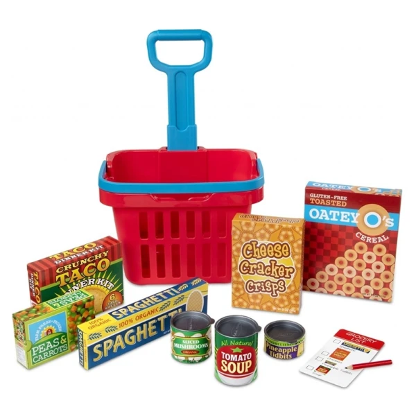 MELISSA & DOUG  GROCERY BASKET