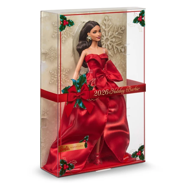 ΣΥΛΛΕΚΤΙΚΗ ΚΟΥΚΛΑ BARBIE HOLIDAY 2026 ΜΕΛΑΧΡΙΝΗ