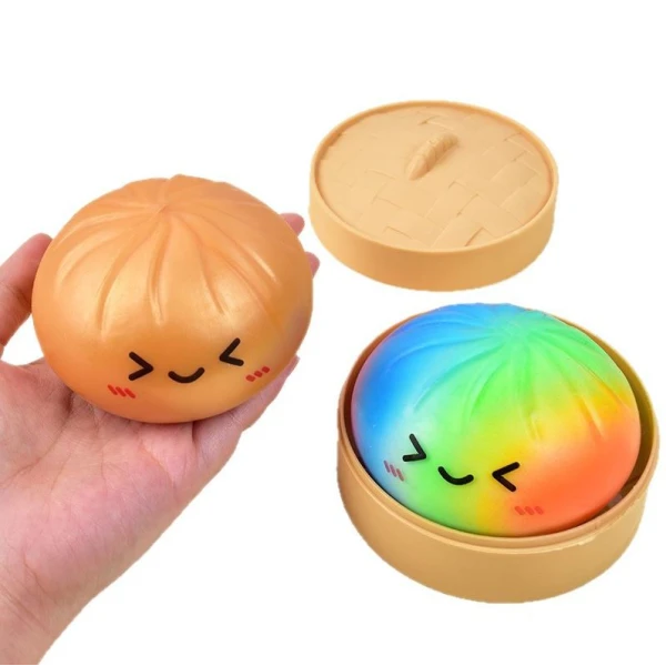 SQUISHY BUN ΠΟΛΥΧΡΩΜΟ 8.5 εκ.