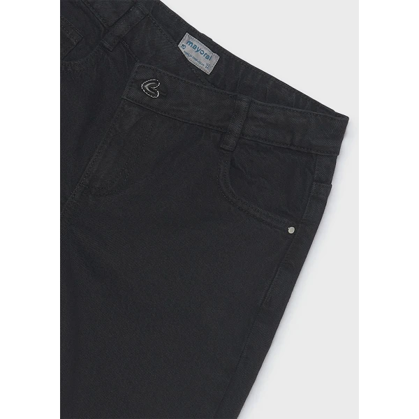 MAYORAL PANTS GABARDINE BARREL BLACK