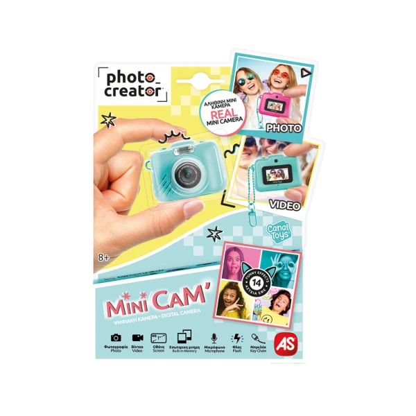 PHOTO CREATOR MINI DIGITAL CAMERA - 6 COLOURS