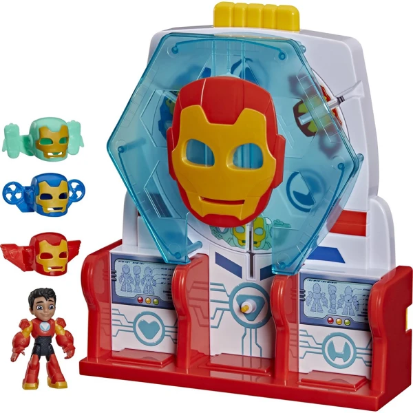 MARVEL IRON MAN AND HIS AWESOME FRIENDS HALL OF ARMOR PK