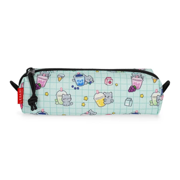 LEGAMI PENCIL CASE WITH ZIPPER KITTY BUBBLE TEA