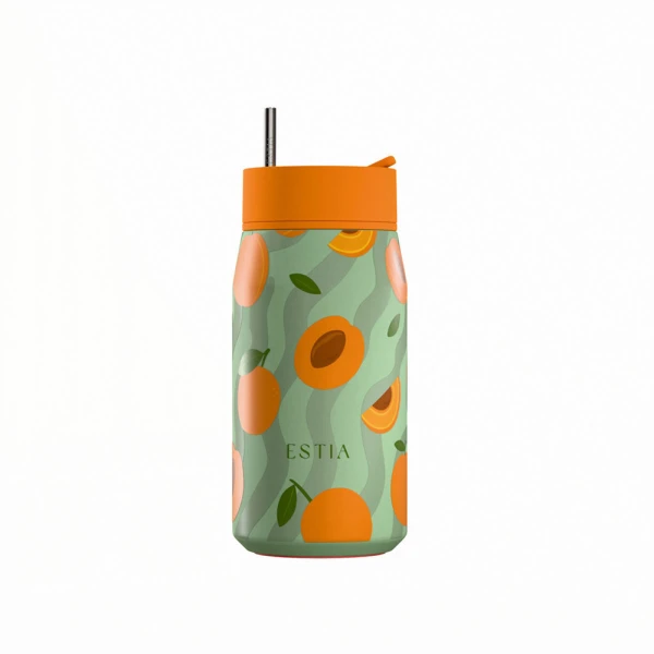 ESTIA HOME ART ΘΕΡΜΟΣ LENS SAVE THE AEGEAN 360ml PEACH GARDEN