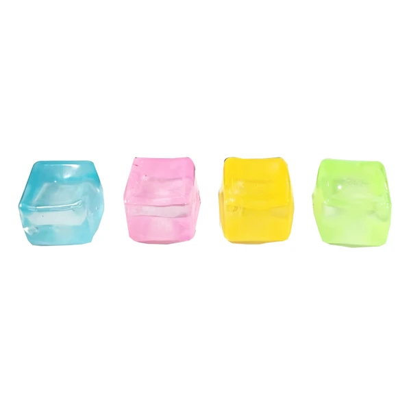 SQUEEZE ICE CUBE EFFECT ANTI-STRESS CUBES - VARIOUS COLORS