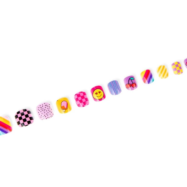 CREATE IT! CANDY EXPLOSION ΤΕΧΝΗΤΑ ΑΥΤΟΚΟΛΛΗΤΑ ΝΥΧΙΑ - 2 ΣΧΕΔΙΑ